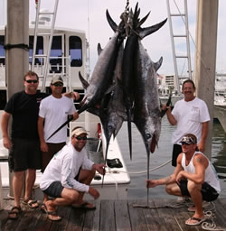 Best deep sea fishing in Destin, Fl charter boat LADY EM fishing trips
